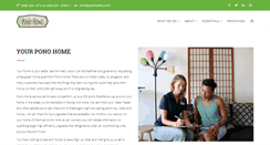 Desktop Screenshot of ponohome.com